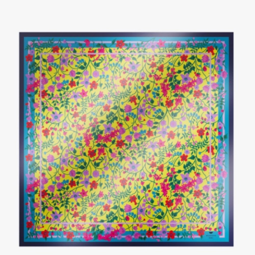 SOLD! NWOT Max Mara Weekend Label-cut Printed Silk Twin Scarf Sz:67*67cm - Picture 5 of 16